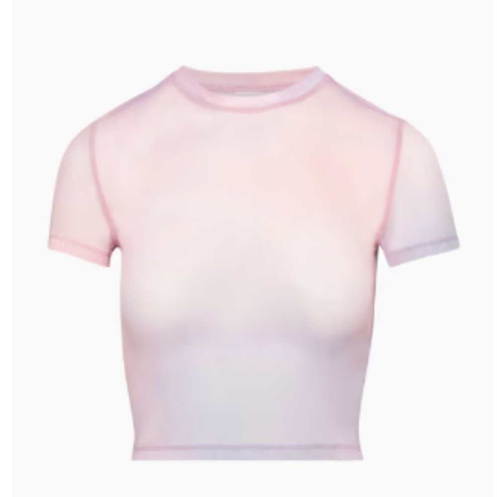 Sunday Best mesh dixie cropped t-shirt